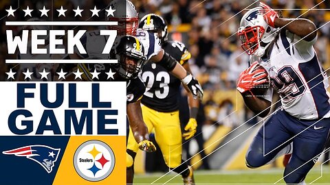 Patriots vs Steelers FULL GAME - NFL Week 7 2016