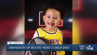 Grandson of Bucks' head coach dies