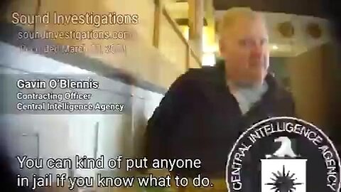 UNDERCOVER VIDEO: CIA OFFICER BRAGGING ABOUT IMPRISONING AMERICANS - USING LIES AND FAKE EVIDENCE