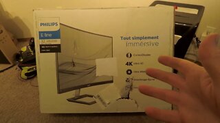 UPS Fail with a Philips 4K Monitor Unboxing (328E1C)