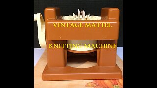 Vintage Mattel Knitting Machine