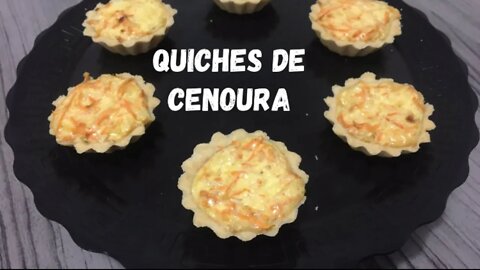 Curso de Salgados Finos Especiais Aula 03 Quiches de Cenoura