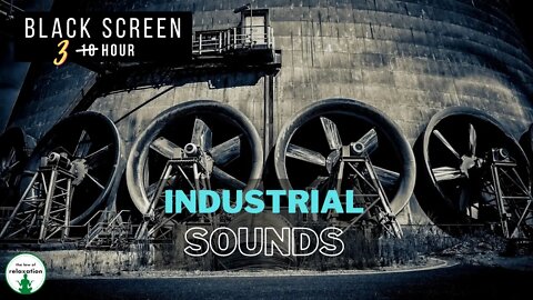 Industrial Fan Sound | Black Screen | Sounds for sleeping