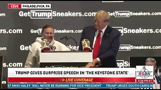 Trump Surprises Supporter, Brings Her On Stage