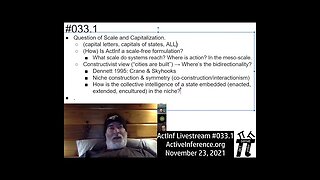 ActInf Livestream #033.1 ~ "Thinking like a State - Embodied intelligence in the deep history...."