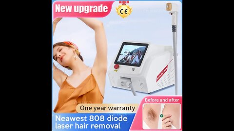 808 Diode Laser effective Hair Removal machine