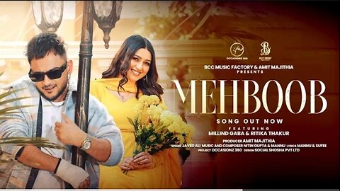 MEHBOOB - Javed Ali | Millind Gaba | Ritika Thakur Amit Majithia | Nitin Bcc Music Factory