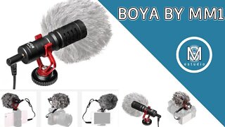 BOYA BY MM1 MICROFONE DIRECIONAL P SMARTPHONE e CÂMERAS DRLS