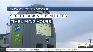 Royal Oak makes changes to parking system to add more time to grace period