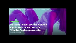 Veja como Anitta e seus fãs usaram o algoritmo do Spotify para levar “Envolver” ao topo das paradas