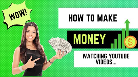 How To Make Money Online Watching YouTube Videos