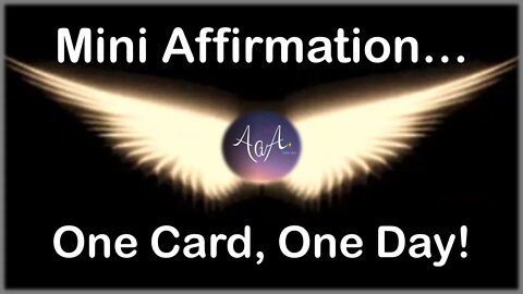 Daily SHORT Affirmation Tarot Reading 5 June