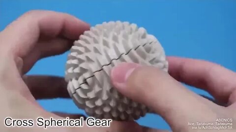 innovative 3D gear invented by three Japanese researchers it gives a potential for many applications