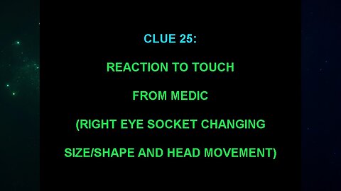 Clue 25 (The "Alien Interview" Video Analysis 2013/2014/2015)