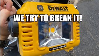 How Tough is the New Compact DeWALT Task Light?