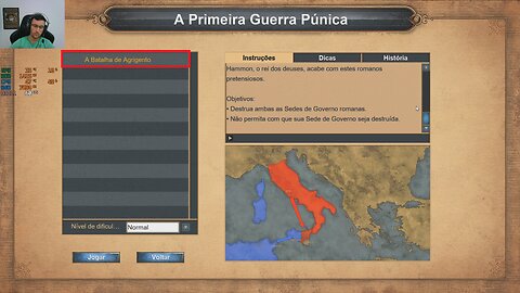 AGE OF EMPIRES 1 - A PRIMEIRA GUERRA PÚNICA - A BATALHA DE AGRIMENTO