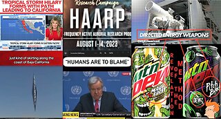 HAARP EXPERIMENT "GHOSTS IN THE AIR" ONGOING*MAUI BURST DEW*HURRICANE HILLARY TO HIT SOCAL?*