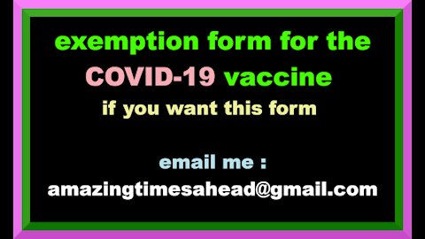 exemption form for the COVID-19 vaccine