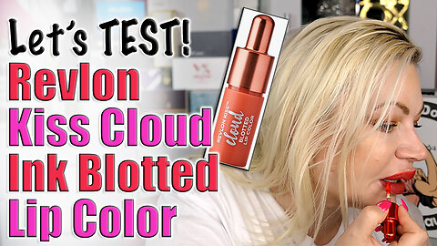 Let's Test Revlon Kiss Cloud Ink Blotted Lip COlor | Code Jessica10 saves you $$ at Approved Vendors