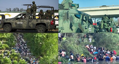 ARMED MEXICAN SOLDIERS ON USA SOIL*MIGRANTS LEAVE TONS OF ID'S CLOTHES & PAPERWORK BEHIND*METEORITES