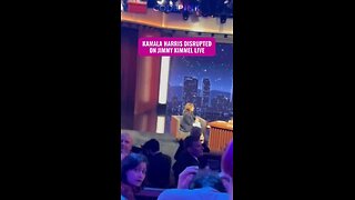 Kamala Harris gets heckled on Jimmy Kimmel 😂