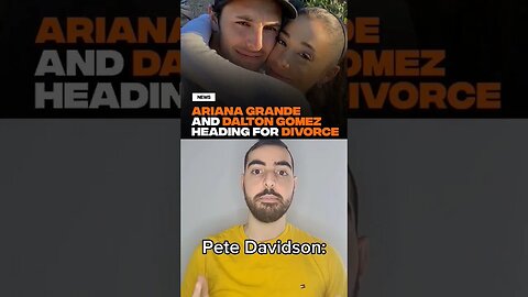 Pete Davidson Reacts to Ariana Grande's Divorce #EdoubleDie #arianagrande #petedavidson