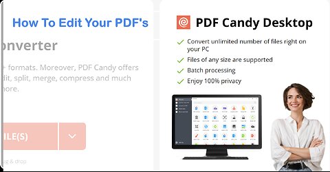 Using PDF Candy to Edit/Notarize Documents