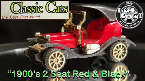 “1900’s 2 Seat Red & Black”- Model by Classic Cars