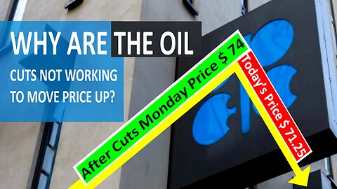 WHY ARE THE OIL CUTS NOT WORKING TO MOVE PRICE UP?