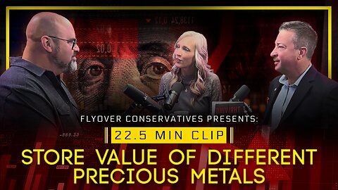 Breaking Down Store Value of Various Precious Metals... WHICH IS BEST? - Dr. Kirk Elliott - In Studio Clip