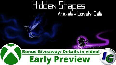 Hidden Shapes Animals + Lovely Cats Early Preview & Giveaway on Xbox