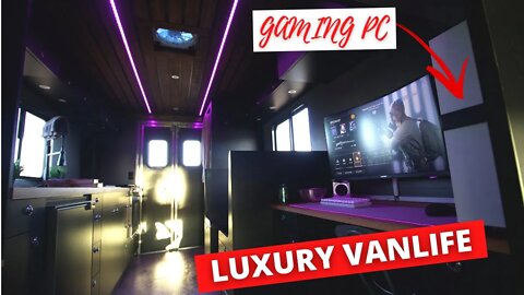 Luxury Gaming Station In a Condo On Wheels / Tiny Home Living