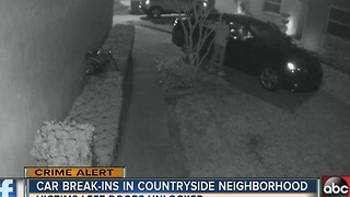 Teens caught on camera rummaging through cars in Countryside neighborhood