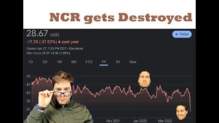 NCR gets recked after earnings, What now | Update