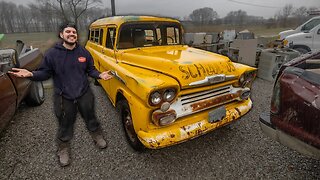 6.4L Powerstroke Swapping a 1958 Apache Suburban SCHOOL BUS