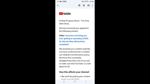 This is the video that YouTube deleted for spreading "medical misinformation" WTF
