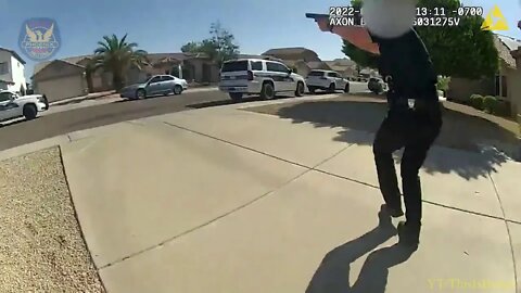 Phoenix police release footage of officers shooting during standoff with armed man