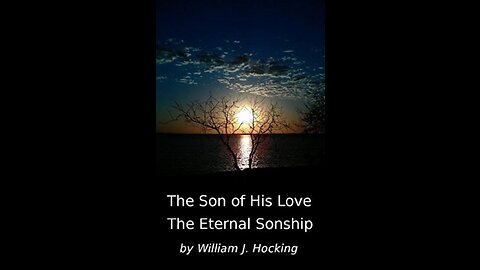 The Son of His Love - Papers on the Eternal Sonship,Chapter 3, by W J Hocking