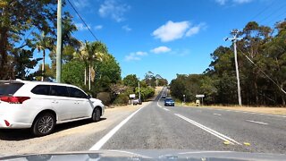 Driving up From Gold Coast to Mount Tamborine