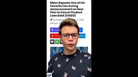 Victor Reacts: After Destroying Our Futures, Biden Tries to Bribe Young People to Vote for Him.