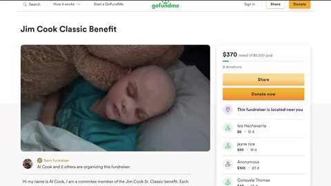 Jim Cook Classic to raise funds for child with massive tumor