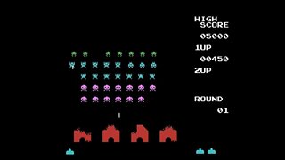 Trying out Space Invaders on Project Nested (1.4.2) w/ SNES9X