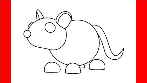 How To Draw Rat From Adopt Me - Step By Step Drawing