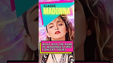 Classic Madonna: Name her first tour. #madonna #80s #youtubeshorts #fyp
