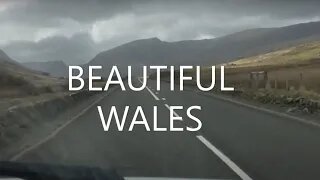 DRIVING IN SNOWDONIA NATIONAL PARK NORTH WALES