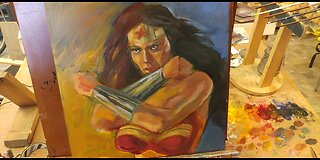 The Jinja Ninja Live Art Stream: Wonder Woman