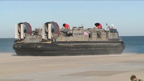 Deltona sailor shows how Navy hovercraft could help Floridians after a hurricane