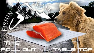 FIELD FILLETING SALMON MADE EASY using 'Cabelas roll out table top'! #14