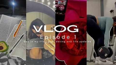 WEEKLY VLOG S1 EP1 : life updates + love life + gym routine + meal prep ♡