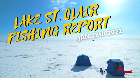 Lake St.Clair Michigan Ice Report - Jan 28th